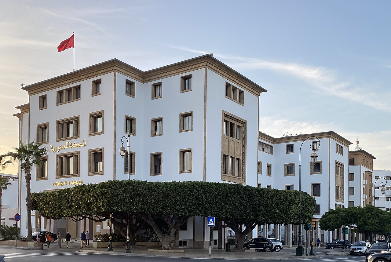 Façade de la Cour de cassation à Rabat