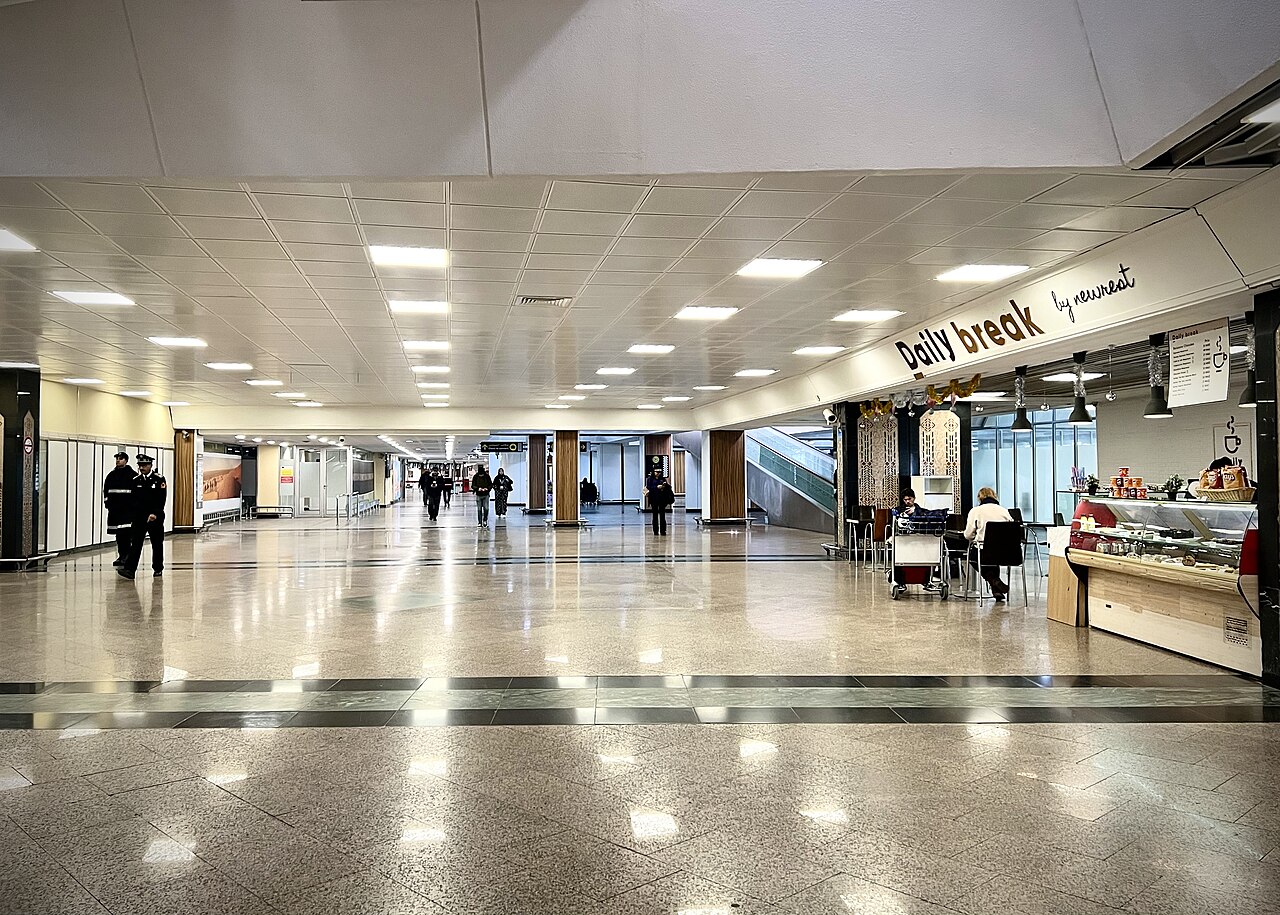 Hall de l'aéroport Mohammed V de Casablanca